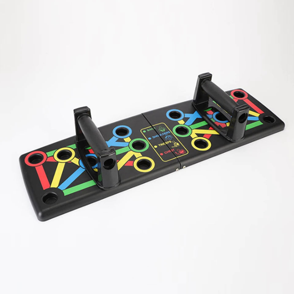 New Foldable 9 in 1 Body Building Push Up Board
