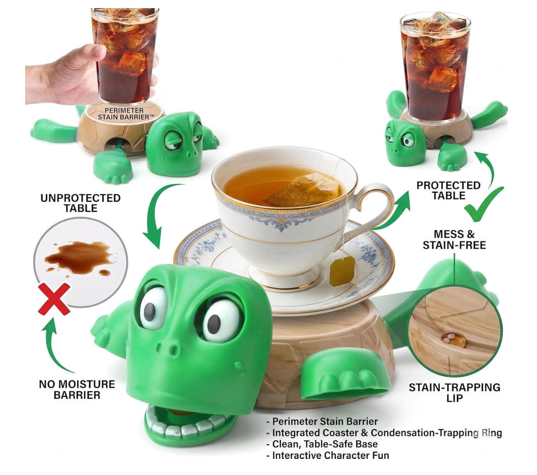 Funny Turtle Mug Coaster