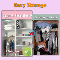 Wardrobe Shelf Extendable Closet Organizer