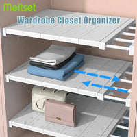 Wardrobe Shelf Extendable Closet Organizer