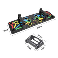 New Foldable 9 in 1 Body Building Push Up Board